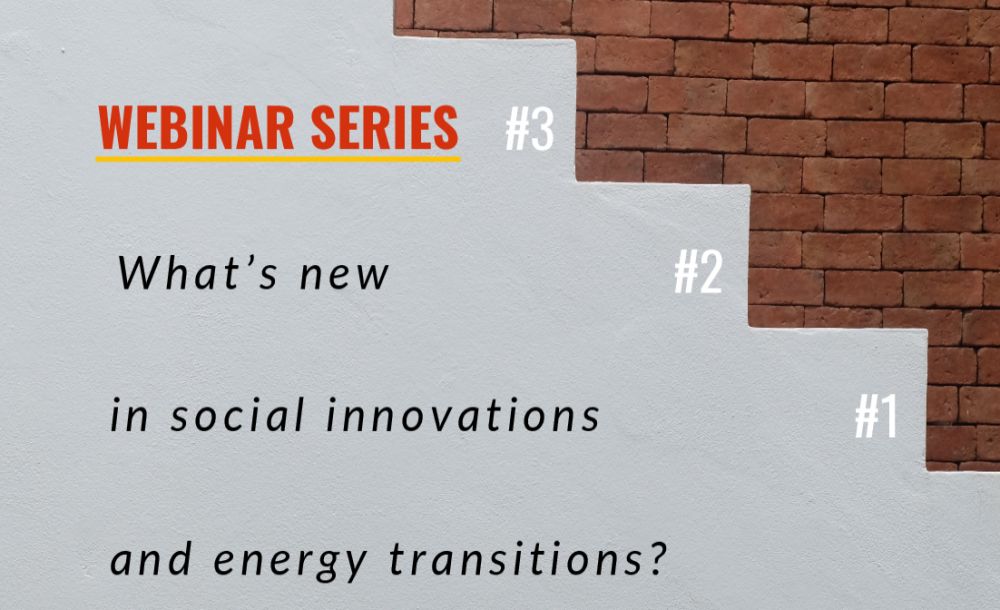 SMARTEES Webinar Series “What’s new in social innovation and energy transitions?” kicks off!